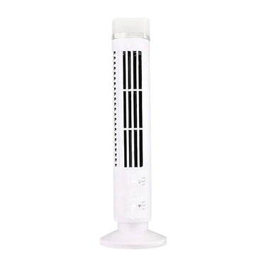 USB Rechargeable Bladeless Tower Fan – Slim & Silent - InspiredGrabs.com